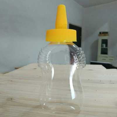 尖嘴装蜂蜜的瓶子挤压塑料方便倒密封空罐子分装瓶蜜蜂罐便携蜜糖