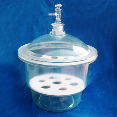 UNI-Sci白色玻璃真空干燥器茶色干燥器实验防潮缸干燥皿厂家直销