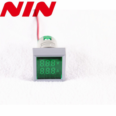 尼诺电气厂家直销电压表电流表指示灯双显表数显表方形数显表