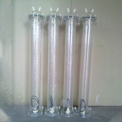超纯水设备阴阳离子交换柱有机玻璃柱水处理混床树脂交换柱可定制