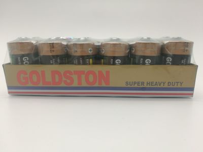 电池1号防漏干电池GOLDSTON碳性燃气灶手电筒专用R20厂家直销批发