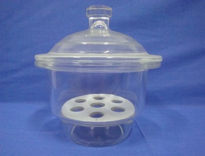 300mm 透明玻璃干燥器 附瓷板 干燥皿 白色干燥器/棕色干燥器
