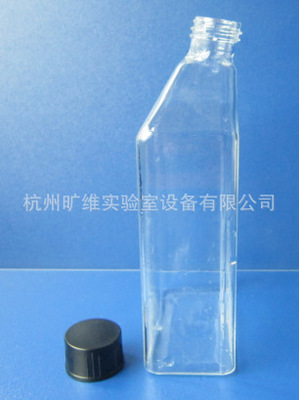螺口玻璃细胞培养瓶 斜颈瓶 斜口瓶 斜口玻璃培养瓶 10-500ml