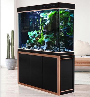 江彩鱼缸水族箱客厅家用底过滤免换水生态超白玻璃懒人龙鱼缸