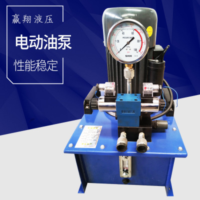 厂家直销电磁阀换向液压泵站小型超高压柱塞泵定制非标电动泵