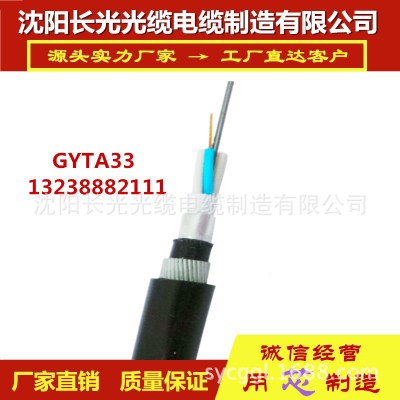 144芯 GYTA33水底光缆层绞式室外通信光缆防水铠装光纤光缆线图1