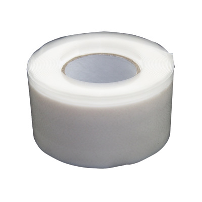 绝缘防水材料2.5cmX3M白色电工管道高压硅胶自粘胶带 耐油耐腐蚀