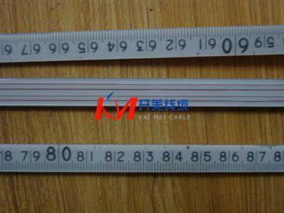 供应4芯漆包线PE护套白色钢尺电缆。测量井，水位测量用 专业品质