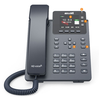 atcom简能Ｄ32/D33网络IP话机IPV6兼容网络IPPBX电话交换机 ippbx