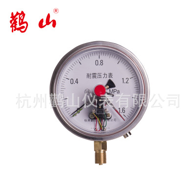 耐震电接点压力表YNXC150  弹簧管电接点压力表径向 充油 鹳山