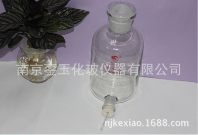 蜀牛高硼硅透明放水瓶下口瓶 玻璃白色 2500ml-20000ml