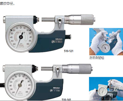 日本三丰MITUTOYO| 510-151 杠杆千分尺 0-1