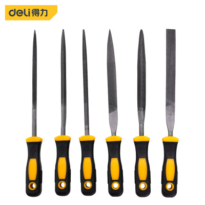 得力(deli) 锉刀组套整形锉刀什锦锉打磨工具6件套5x180mm DL2181
