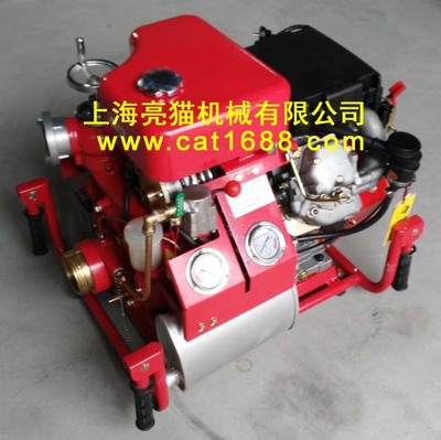 上海亮猫3寸柴油机手抬机动消防水泵,防汛防洪抢险消防泵大品牌