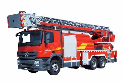 售后有保障战虎YT32A1云梯消防车 进口地盘 32米云梯消防车