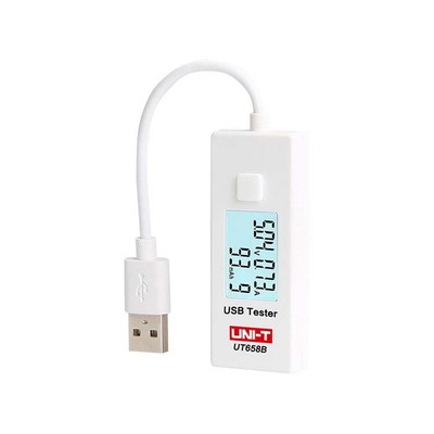 优利德UT658B USB电流电压容量检测仪表 手机充电 电源安全监测器