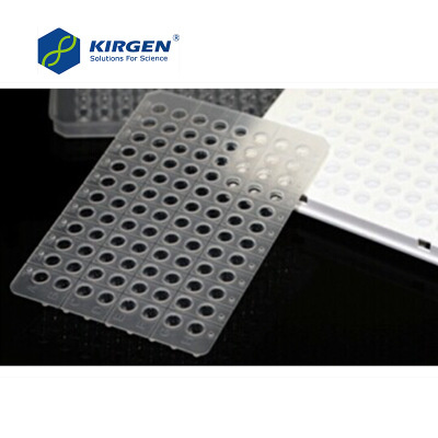 KIRGEN科进 0.1/0.2ml 96孔荧光定量PCR板无裙边15片装透明/白色