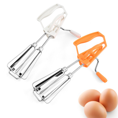 直销 塑料打蛋器 两用塑料搅拌器 厨房烘焙工具旋转打蛋器