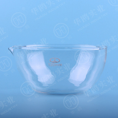 华鸥平底蒸发皿120mm 现货供应优质平底蒸发皿120mm 高透明高硼硅