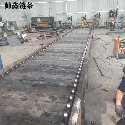 厂家定做宁津网带龙门剪输送机废铁推板输送机不锈钢链板输送机
