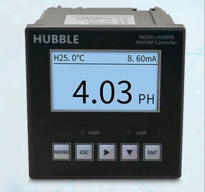 台湾HUBBLE哈博HU900S工业在线PH计ORP监控测仪PH检测仪表