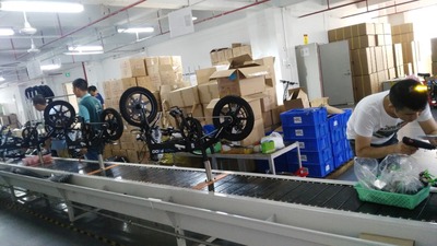 厂家直销上海自行车装配线电单车组装线链板输送线滑板车组装线
