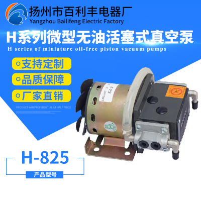 活塞式直流交流真空泵 微型真空泵  新能源刹车助力泵真空泵H-825