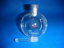 玻璃仪器钢铁量瓶50 100ML