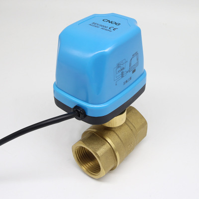 电动球阀微型 空调 水暖专用微型电动两通球阀 三线二控电动球阀