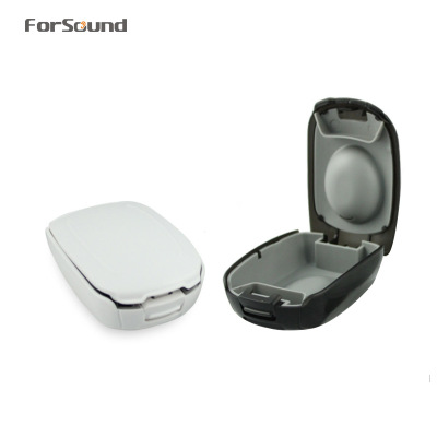 耳背机定制机防摔盒助听器气垫盒包装盒保护盒缓冲盒防水2色可选