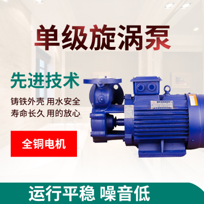 单级旋涡泵W型锅炉给水泵高楼增压泵高扬程大流量三相380V