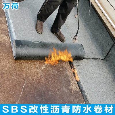SBS防水卷材屋面地下室火烤型弹性体聚酯胎改性沥青耐根穿刺材料
