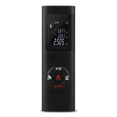 迷你激光测距仪外贸爆款USB充电高颜值礼品口袋测量仪高精度测量