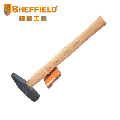 钢盾工具木工锤200g300g500铁锤 电工锤 家用锤 铁榔头木柄钳工锤
