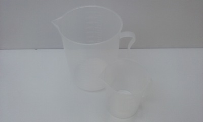 250-5000ml塑料带把烧杯加厚食品级量杯透明带刻度大容量