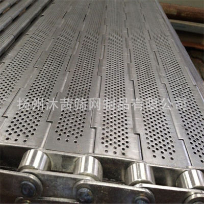 厂家定制金属加工件输送用不锈钢输送链板机车组装流水线用板链