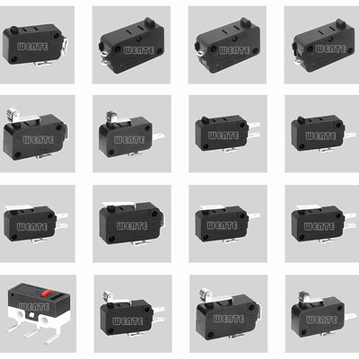 大微动开关 16A250V 大功率限位行程 微动开关带滑轮WT-187