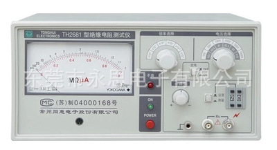 常州同惠TH2681绝缘电阻测试仪耐电压500V 100 kΩ-5 TΩ 绝缘仪
