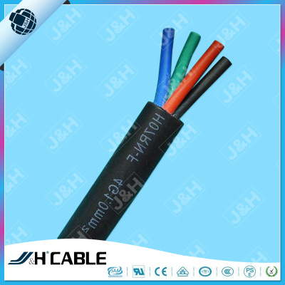 佳慧电线供应耐油橡皮线YZW4*2.5平方软橡套电缆 四芯橡胶线