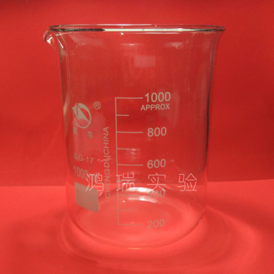 量大从优 蜀牛高硼硅玻璃烧杯 低型25-10000ml化学实验规格齐全