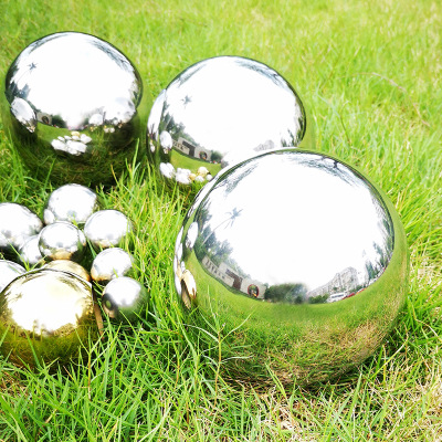 不锈钢空心圆球304镜面装饰金属大小浮球精品钢珠圆球可定制