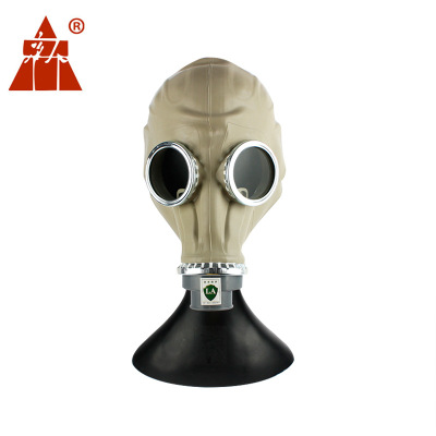 唐人TF1-A型防毒全面具 橡胶鬼脸工业防毒面罩配滤毒罐导气管