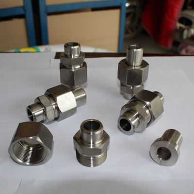 焊接式平面密封直通管接头不锈钢焊接式直通管接头批发定制