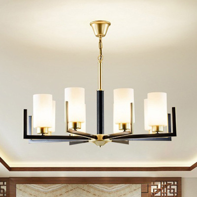 现代新中式吊灯 家用led灯餐厅客厅灯热销卧室创意中国风铁艺灯具