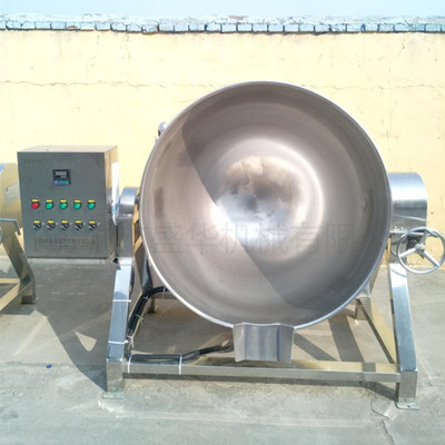大型工业蒸豆机器 豆子蒸煮设备 夹层锅 全自动纳豆设备
