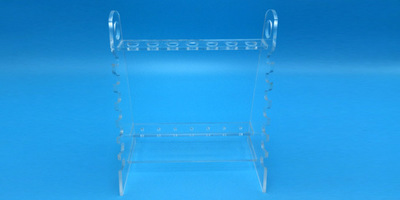 实验耗材 有机玻璃多功能梯形管架移液管架 吸管架 两用移液管架