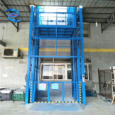厂房简易货梯升降机 定制车间施工升降平台 导轨式电动液压升降机