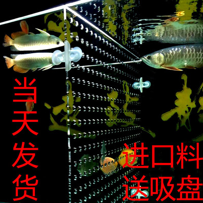 爱渔鱼缸隔离板挡板分离板隔离网格挡板鱼缸隔板亚克力透明分经典