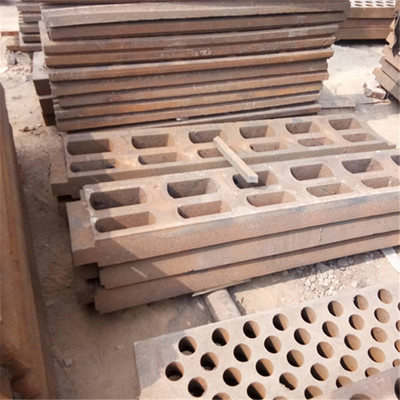 锤式破碎机配件 篦板  高锰  耐磨 长方形孔  质量有保障 可定制