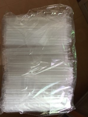 新款宝宝儿童饮料豆浆牛奶小吸管短细透明可弯尖头独立包装图1